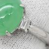 NON BRAND - Jade 6.01ct DiamondRing ring Pt850/Jade #10.5(JP Size) Array