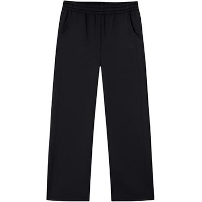 Casual Simple Solid Color Loose Breathable Knitted Sports Pants Women Bottoms 962537302-5