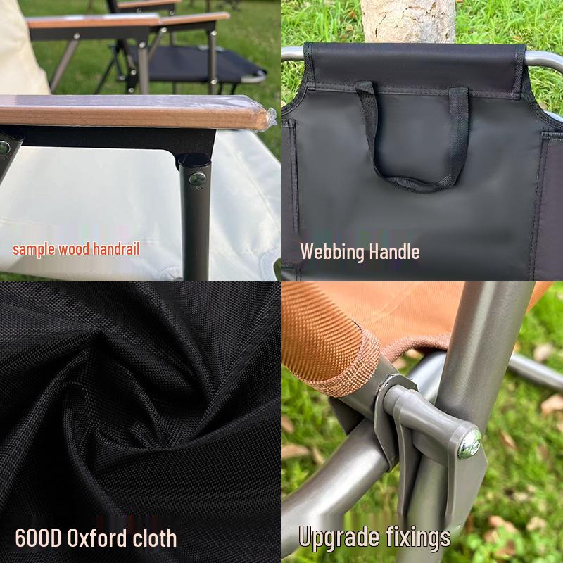 Kermit Outdoor Portable Aluminum Folding Camping & Fishing Chair