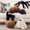 PP Cotton Halloween Plush Toy White Bat Throw Pillow Comfortable Ghost Dog Pillow  Home