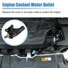 Water Outlet Connect Adapter with Sensor Single  for Ford EcoSport 2018-20