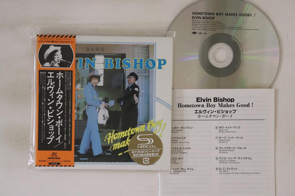 CD ELVIN BISHOP - Hometown Boy Makes Good ! UICY75684 CAPRICORN 2013 Japan Obi Rock Gebraucht