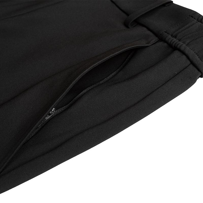 Anta Non-Fluorinated Water-Repellent Woven Casual Straight Pants Men bottoms Basic-Black 152617504S-3