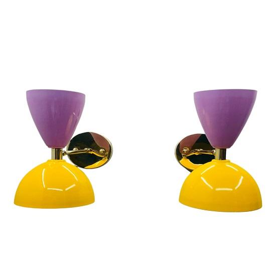 Wandlampe aus Messing, Mitte der 1950er Jahre, italienischer Stilnovo Diabolo | LELO-Design | Vielseitiges Leselicht für das Bett, den Flur und den Eingangsbereich