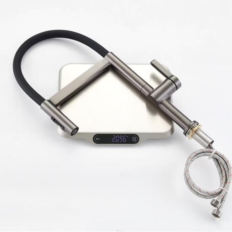 

TLXT Gunmetal Kitchen Sink Faucet with Hot & Cold Water