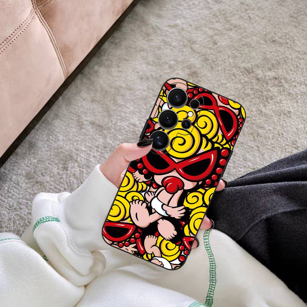 Japan Fashion H-Hysteric M-Mini Phone Case For Samsung S 20 21 22 23 lite plus ultra Clear Mobile Cover Funda