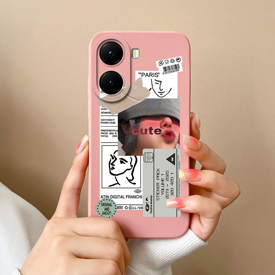 Cases For Xiaomi PocoX7 X7Pro Colorful Love Heart Girl Dustproof Drop-Resistant Portable Bumper For Xiaomi Poco X7 Pro Housing