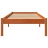 Vidaxl Bed Frame Without Mattress, Waxed Brown, 90X190 Cm, Pine