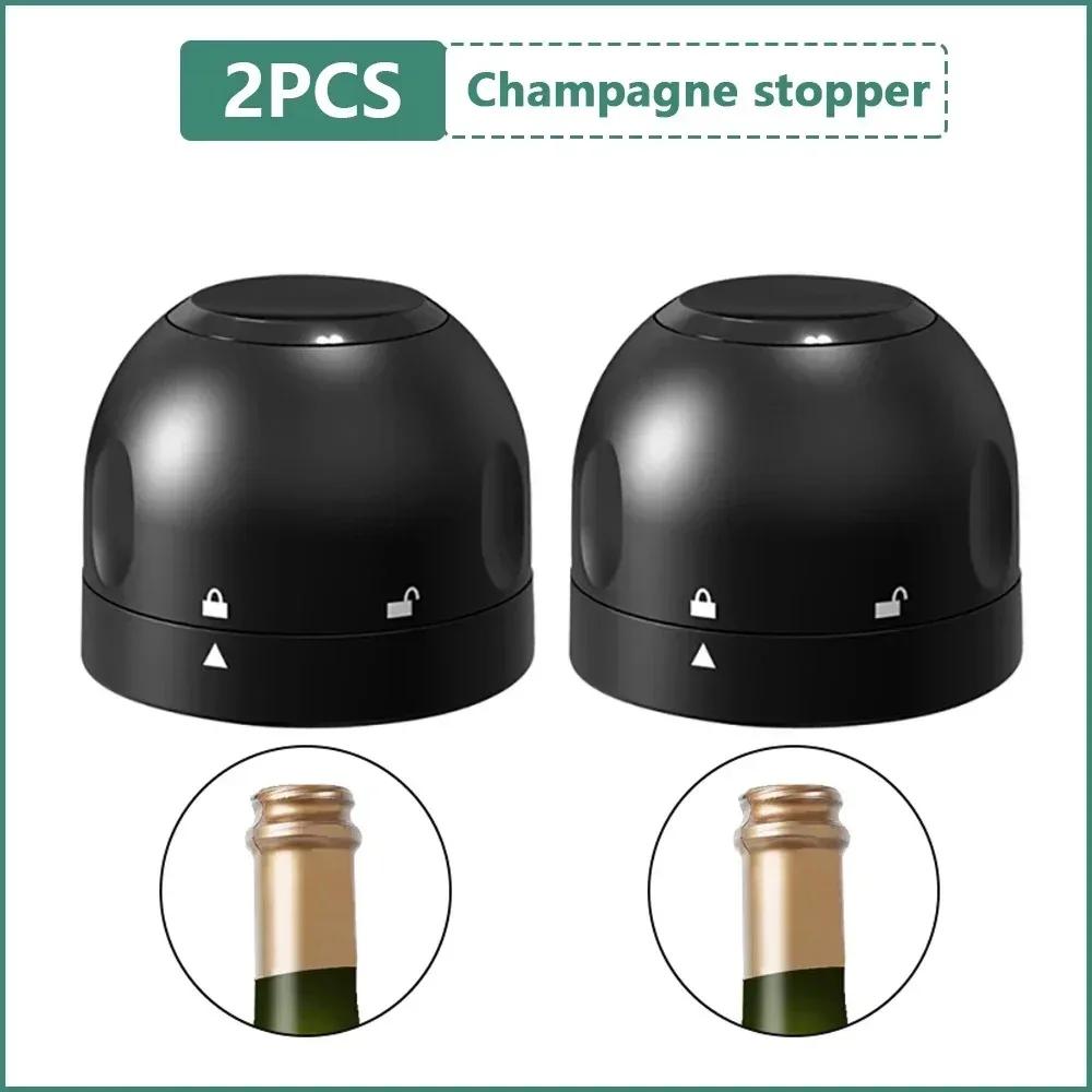 Accessories Home Brewing & Wine Making Barware Bottle Stopper Set Soda-fountain Leak Proof Tools Champagne Bar Vacuum Cork