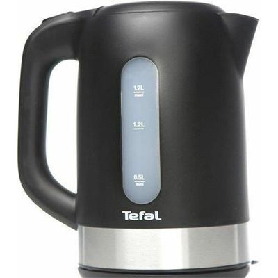 Tefal Ko330830 Electric Kettle With A Power Of 2400 W And A Capacity Of 1.7 L, Made Of Plastic, With A 360° Swivel Base, In Black.