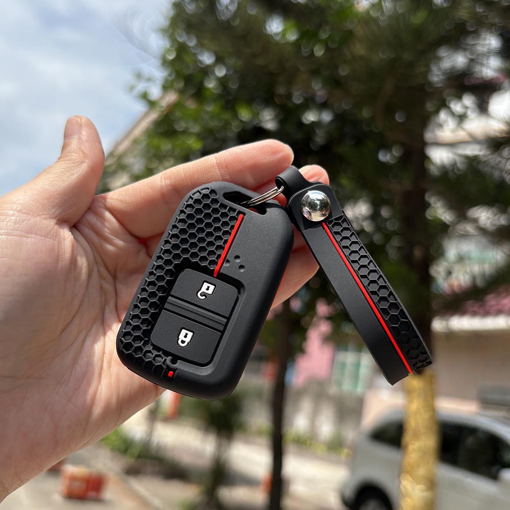 Key Cover For Honda Civic 11Th Gen Ve-1 Accord Vezel City Hrv Enp1 Crv Freed Fit Shuttle Gp8 Jade 2014- Key Fob Accessories