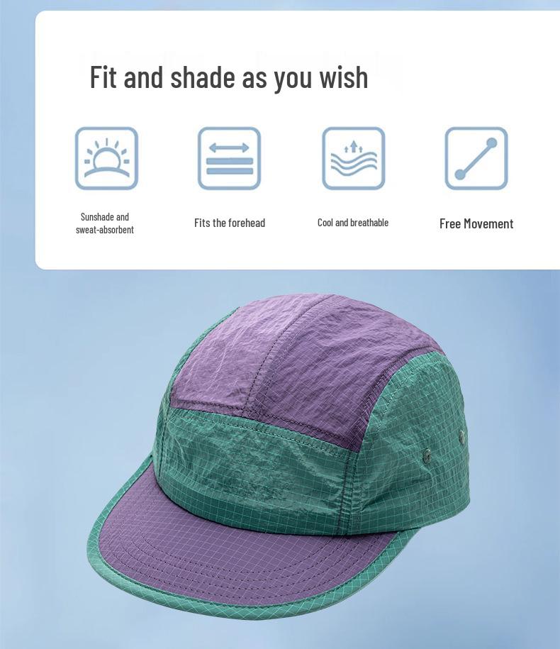 Quick-Dry Breathable Waterproof Sunscreen Baseball Cap for Outdoor Sports and Hiking