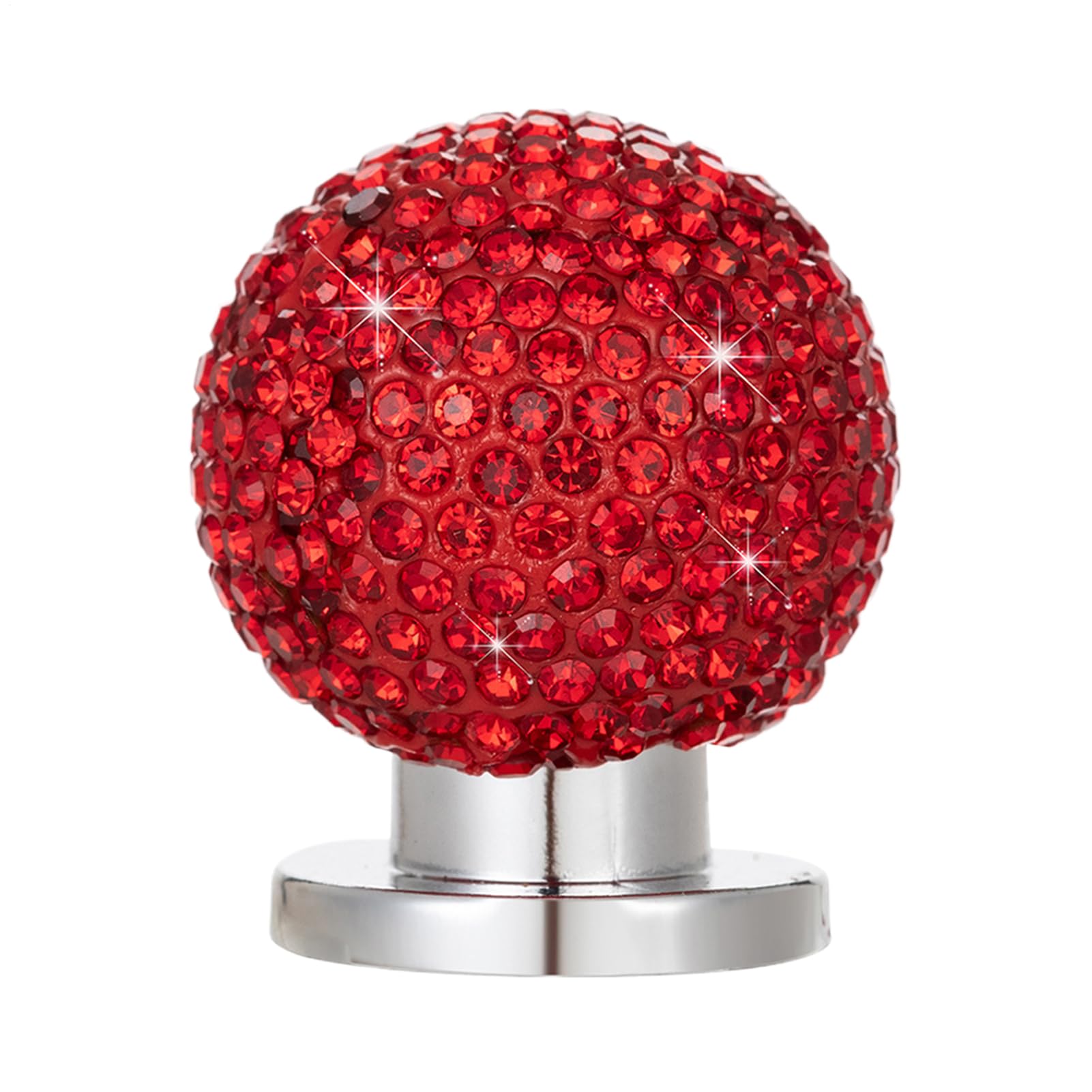 

Car Push To Start Button Rocker Switch Diamond Car Deco Button One-Touch Start Cover See description червоний