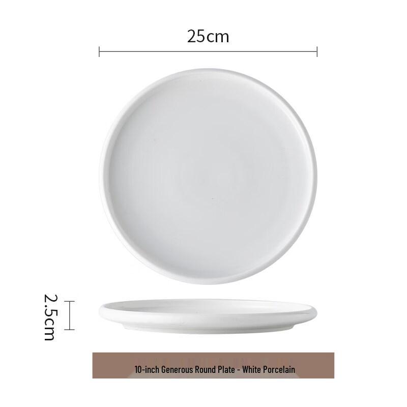 Nordic Style Ceramic Dinner Plate