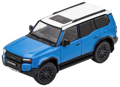 Gaincorp Products Měřítko Toyota Land Cruiser Prado 250 Hotový model 1/64 (LHD) - Modrý,