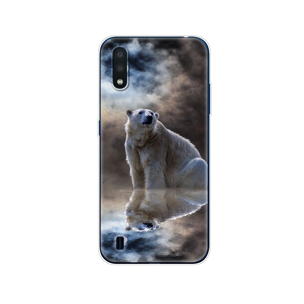 For Samsung M01 Case 5.7" Soft Silicon Tpu Cover For Samsung Galaxy M01 M 01 SM-M015FZBDSER M015 Phone Back Shell Bumper Funda