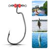Salzwasser Angelgerät Drop Shot Haken mit Wirbeln Große Ösen Widerhaken Inline Drop Shot Rig Schnelle Montage Fischhaken