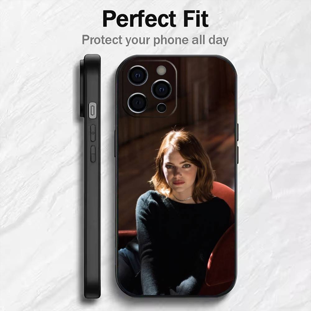 Girlfriend Of Spider E-EmmaS S-Stone Phone Case For iPhone17,16,15,14,13,12 Plus,Max Soft Silicone Black Cover