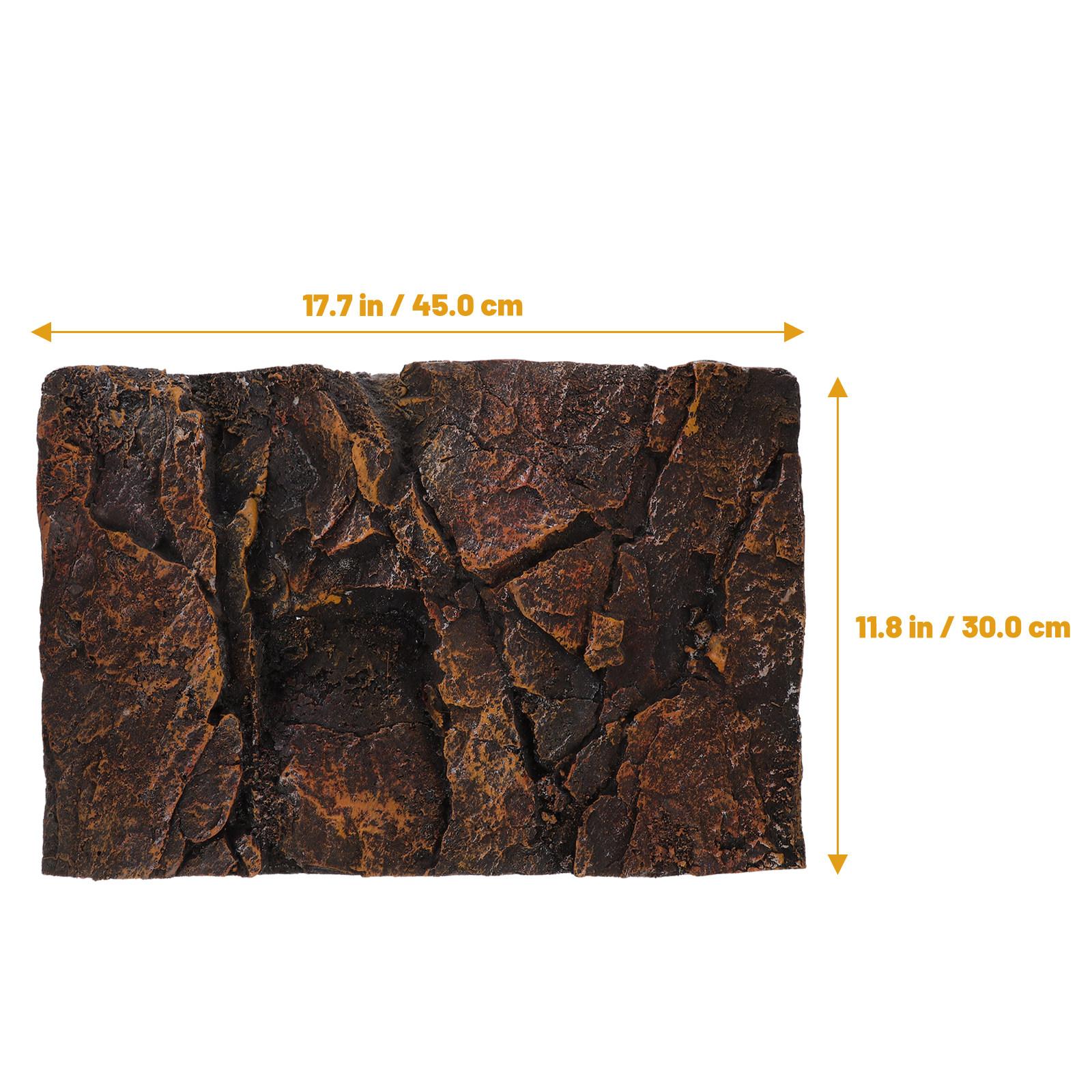 Имитация скалы Фон для террариума Рептилиум 3D Стерео Фон Декор Реалистичный Текстурированный Аквариум Пейзажная Доска