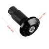 Elerose 22mm 7/8inch Dop Capăt Ghidon Motocicletă, Dop Universal Capăt Ghidon Slider Capăt Dop pentru Curse ATV Off-Road (Negru)