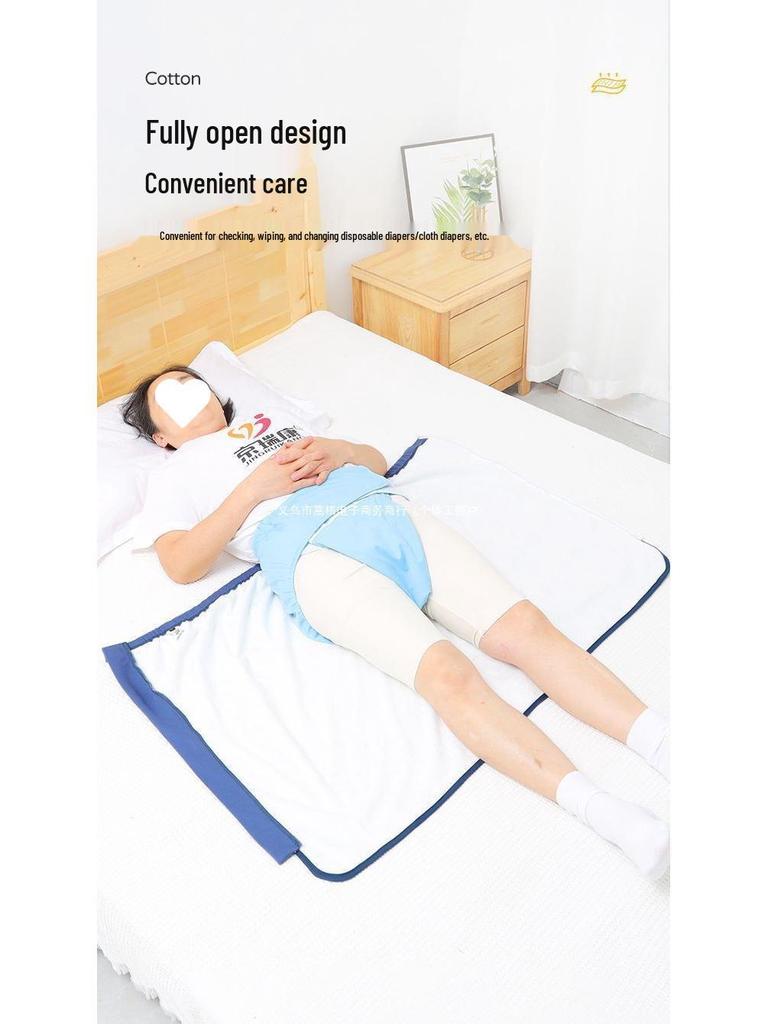 Waterproof Leakproof Incontinence Skirt for Elderly or Bedridden Care - Washable Protection for Adults and Menstrual Periods.