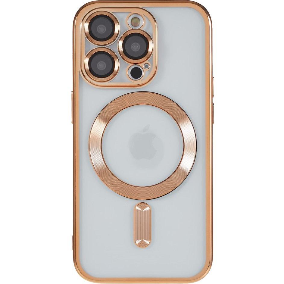 iPhone 14 Pro Case, Electro MagSafe, Gold + Screen Protector