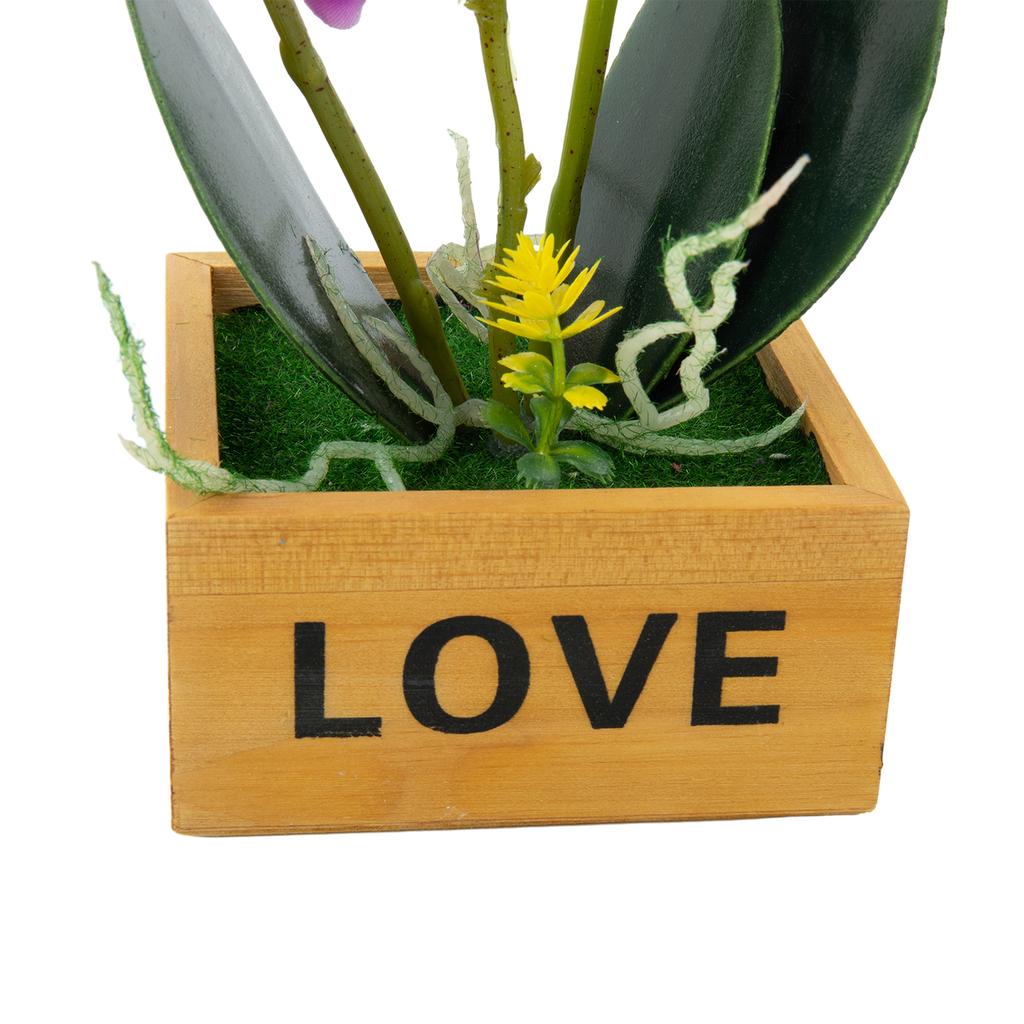 Realistic Artificial Orchid Plant for Wedding Cafe or Home Decoration