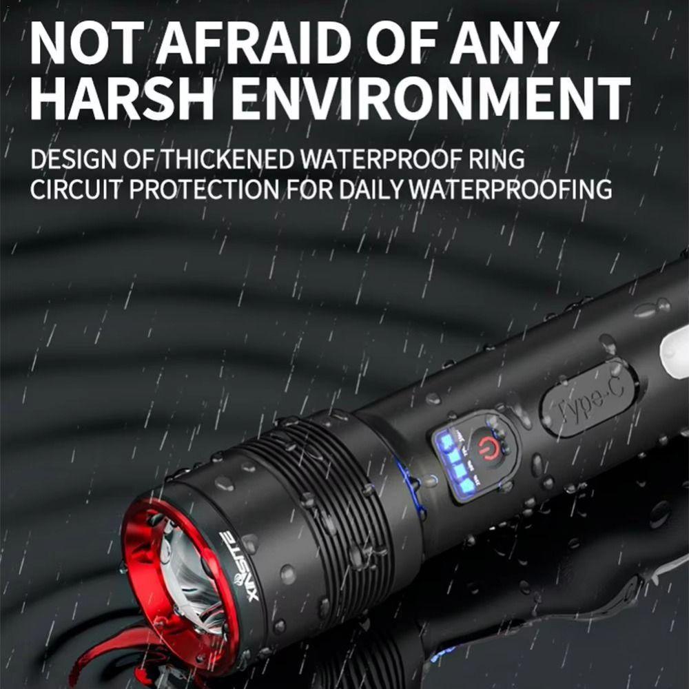 Long-Range Mini Flashlight COB Side Lamp Pocket Torch Durable Floodlight  Hiking