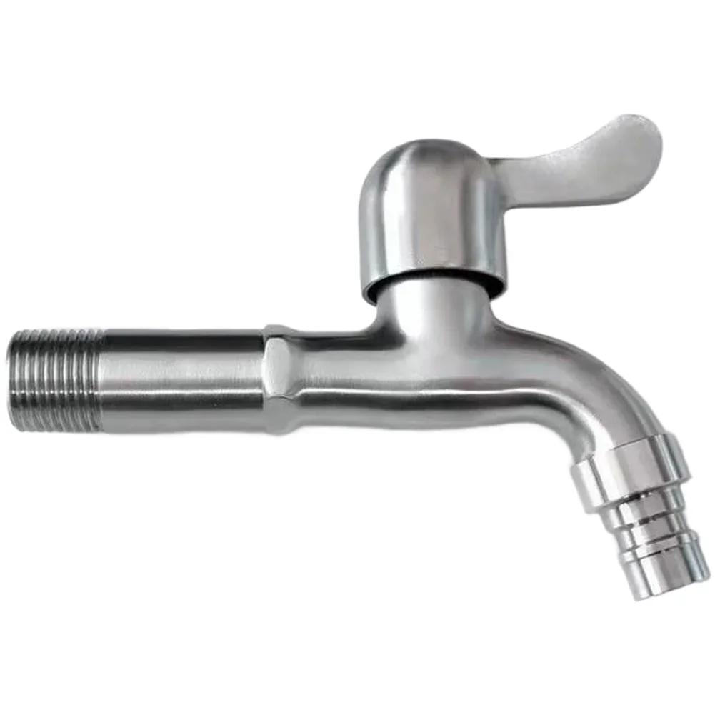 Nerezová baterie Rychle otevírací baterie Odolná vůči vysokým teplotám Prodloužená vodovodní baterie Pro zahradu Domov Koupelnu Kuchyň Vyměnit