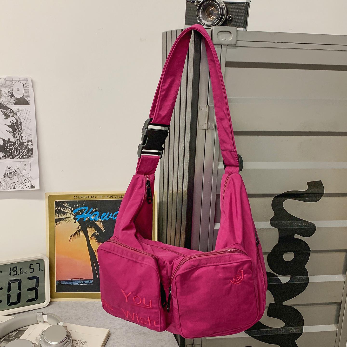 Новая модная универсальная мотоциклетная сумка-мессенджер: Большая вместимость, Унисекс, Легкий, Корейский повседневный стиль для путешествий