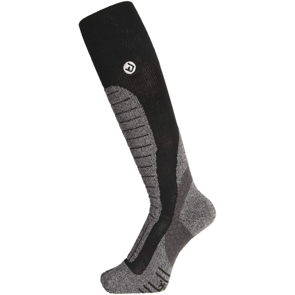 North Peak MP-751 Black Socks for Snowboarding and Skiing (Compression/Tabi Style/Thermolite Fabric) Sizes 25-27cm