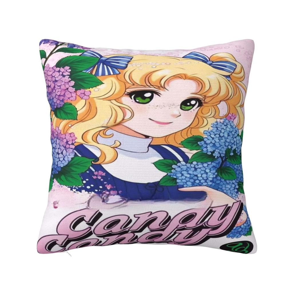 Candy Candy Manga Pillow Case Fashion Pillow Cover Soft Graphic Cushion Cover Pillowcases For Sofa Bedroom Home Decor
