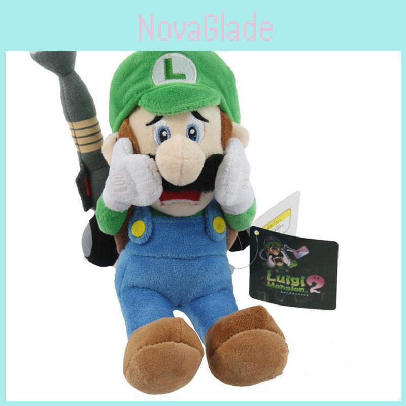 Delightfully Soft 18cm Super Mario Bros Luigi Plush Doll For Kids And Collectors