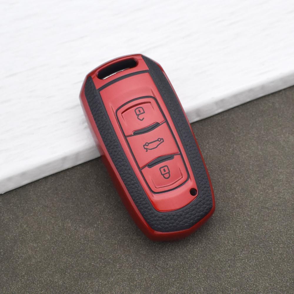Soft Tpu Leather Remote Car Key Case Full Protection Holder For Geely Atlas Emgrand 7 Nl3 Gx3 Gs Ex7 Gt Gc9 Auto Key Shell Parts