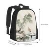 Vintage Art | Historical Art | Japan Design Man By Baire Pattern Design Bag Student's Backpack Vintage Art