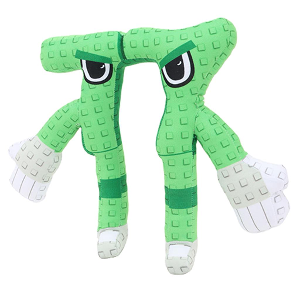 24cm STEAL A BRAINROT Green No.77 Plush Toy Cute House Dolls Game Surrounding Green No.77 Toys Soft Toys for Kids Birthday Gifts