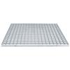 vidaXL Grille Silver 60 X 60 X 2 Cm Hot-dip Galvanized Steel
