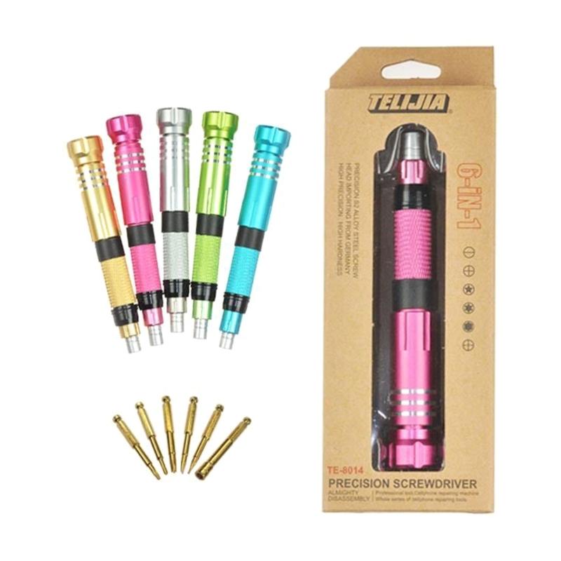 

Набор прецизионных отверток 6 в 1 для iPhone XS 7 8 iPad MacBook набор инструментов для ремонта телефона DIY ручные инструменты