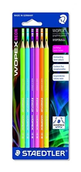 Buy Staedtler Wopex 180f Bk12 Neon High Quality Hb Paper Pencils Assorted Colors Pack Of 6 At Affordable Prices Free Shipping Real Reviews With Photos Joom