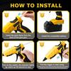Fast preheating hot glue gun repair tool for Makita/DeWalt/Milwaukee/Bosch 18V Li-ion Battery for hand work DIY