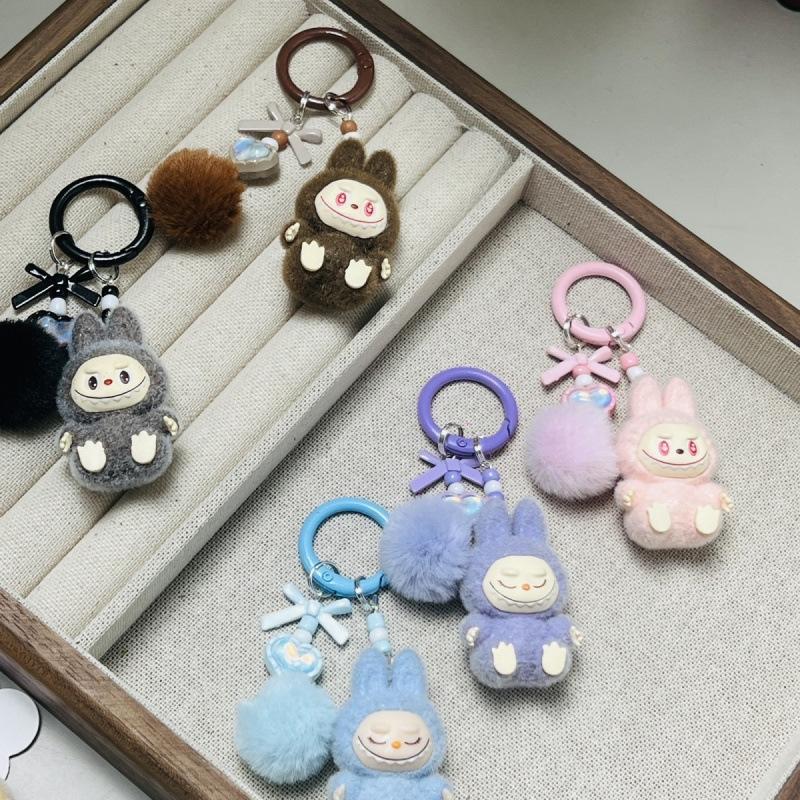 Flocking Rag CM Pendant Girl Bag Cute Student Doll Pendant Keychain Handmade