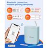 D110 Label Maker Machine with Tape, Bluetooth Mini Label Maker with Various Templates, Wireless Portable Small Label Printer for Home, Office,