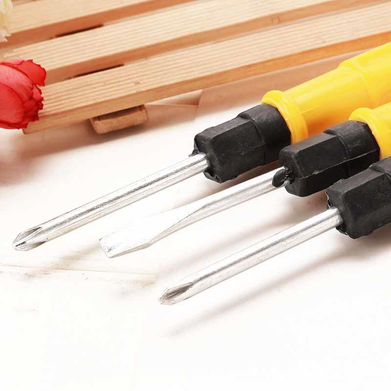 2 In 1 Double-head Multi-function Mini Stainless Steel Screwdriver Repair Tool Gadget