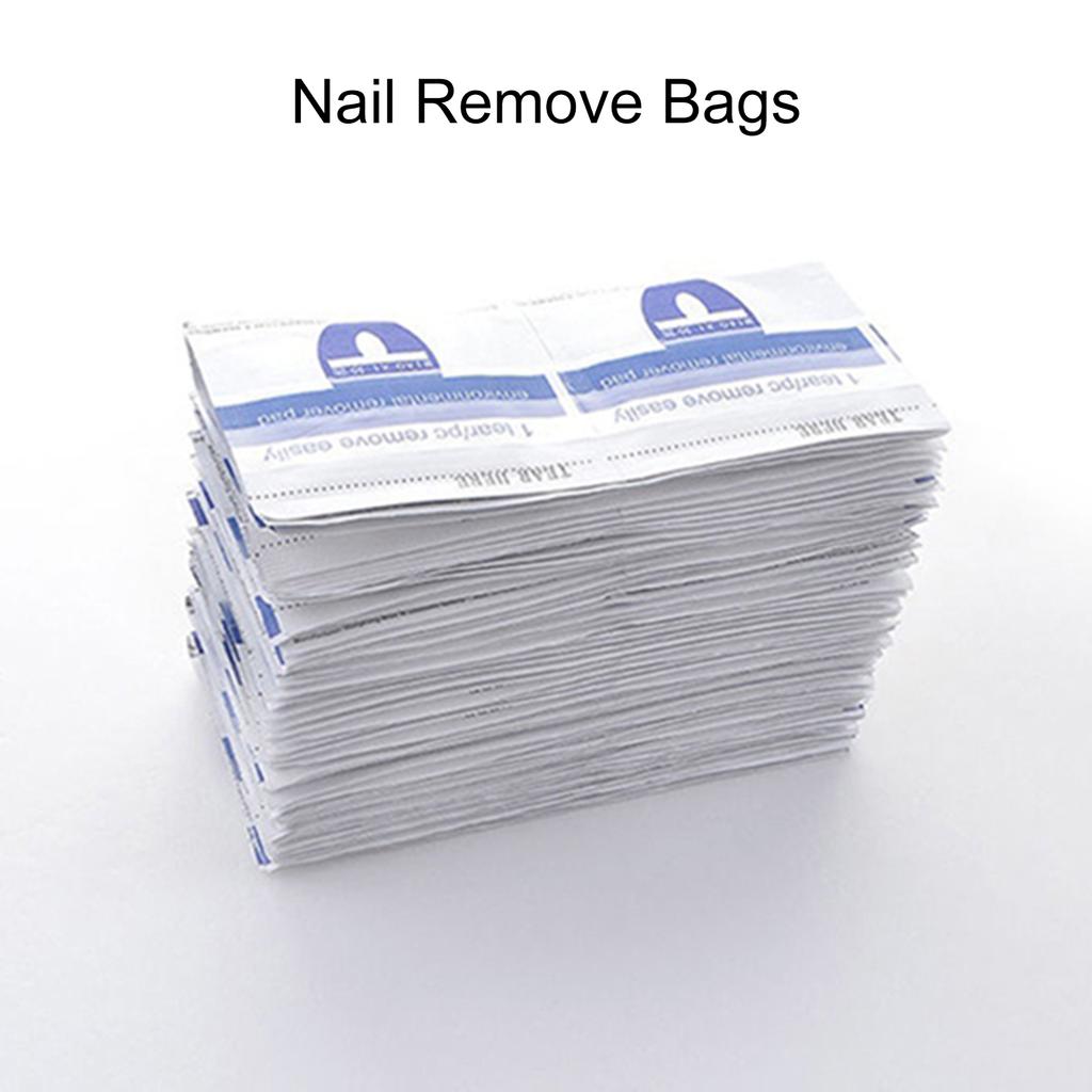 50/100Pcs Gel Polish Remover Pads Foil Nail Art Cleaner DIY Manicure Accessories
