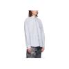STONE ISLAND Solid Color Pointed Collar Button Long Sleeve Shirt Men Shirts Frost-Blue 801511701-V0041