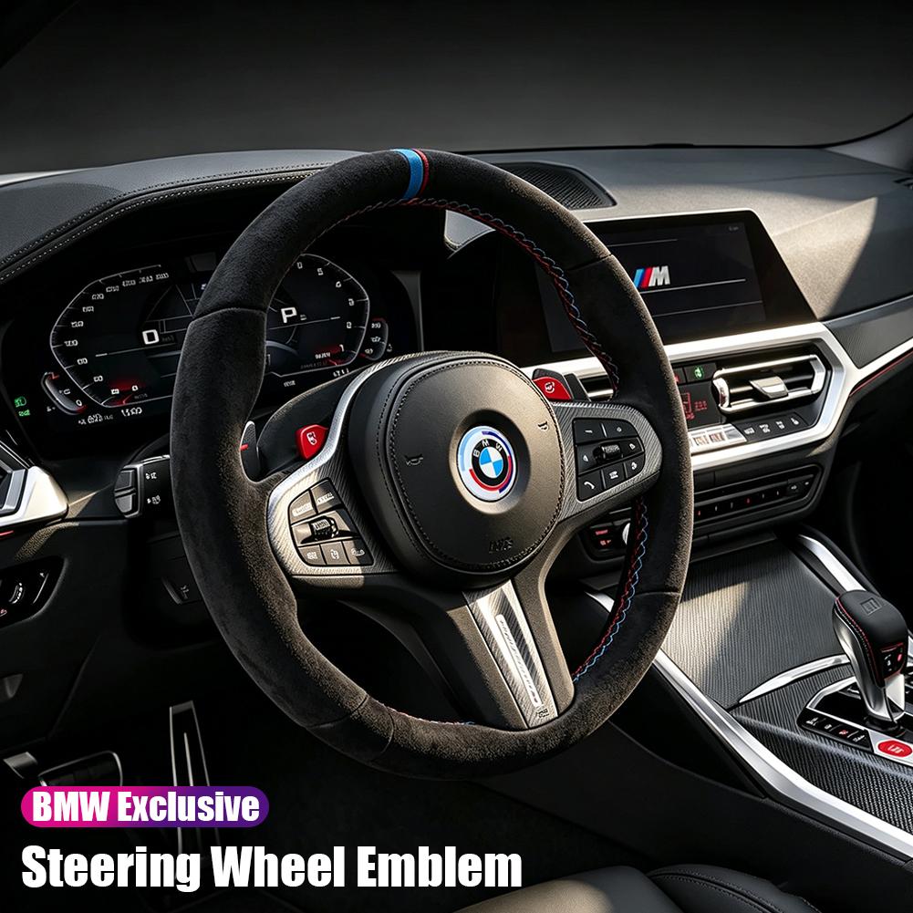 Car Steering Wheel Center Emblem Aluminum Alloy Sticker Accessories For BMW G80 G06 G07 G42 G14 G15 G16 F82 F20 F21 F83 M2 M3 M4