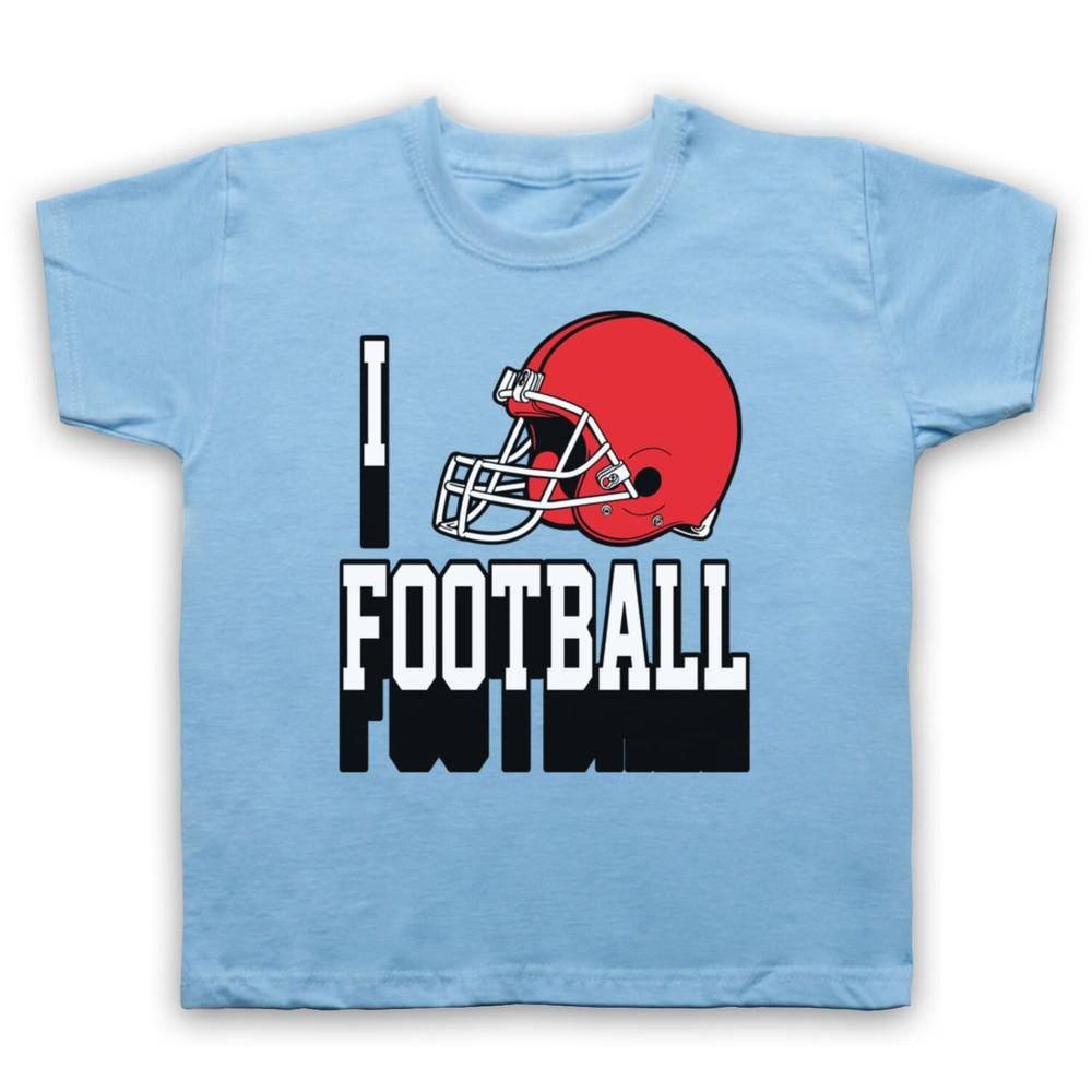 

Я люблю американский футбол Шлем НФЛ Крутой Любитель спорта Детская футболка для детей 2XL