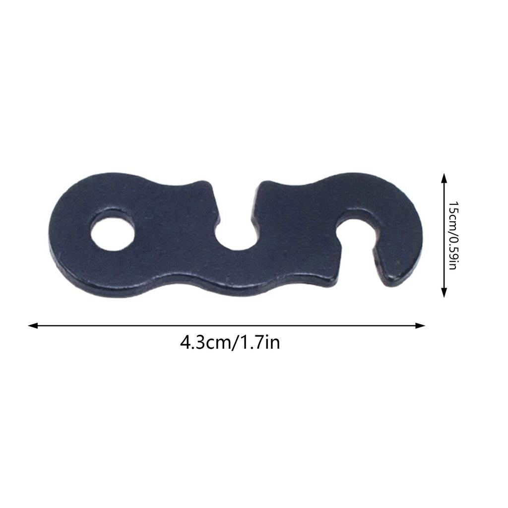10pcs Camping Rope Tensioners Outdoor Camping S Type Rope Tensioner for Camping Hammock Tarp Rainfly