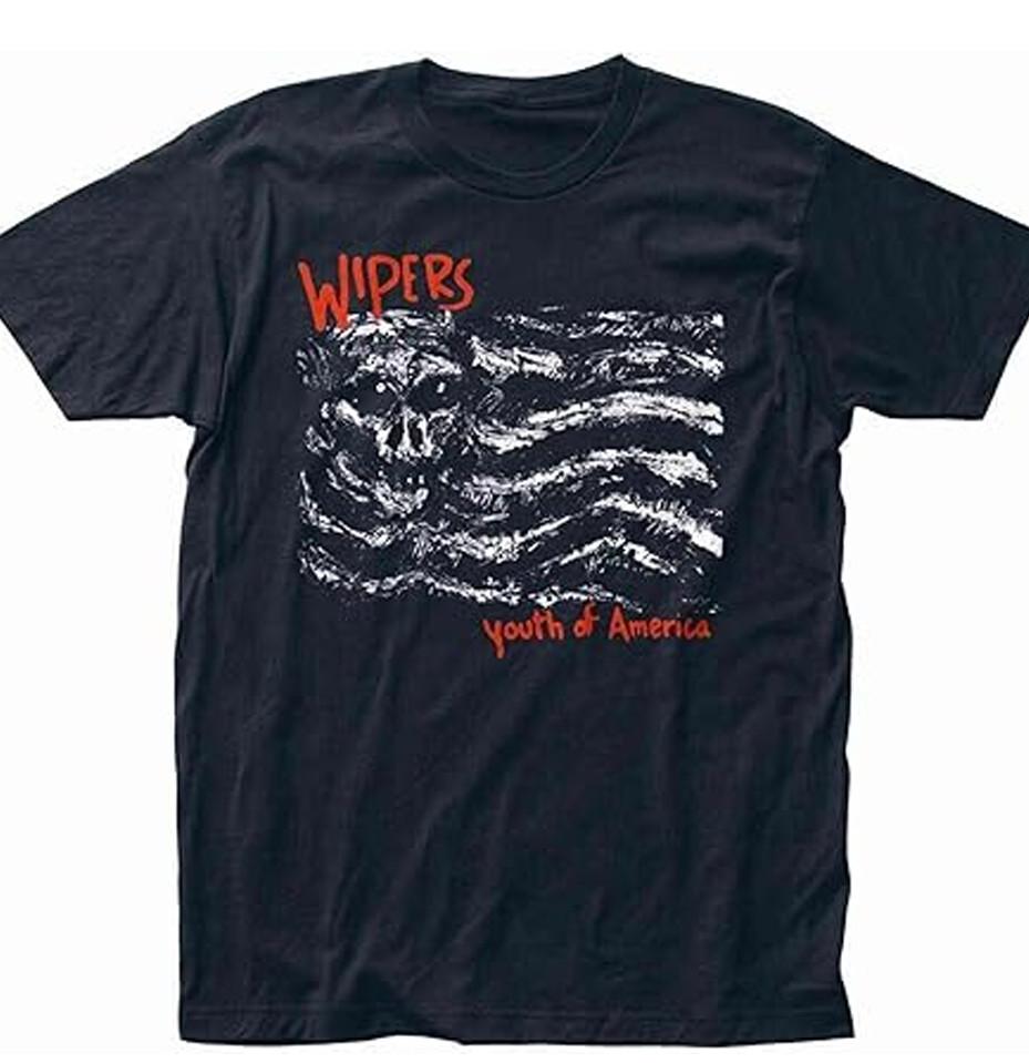 NEW Wipers Youth Of America Short Sleeve Black All Size T-Shirt PP332 XXXXL