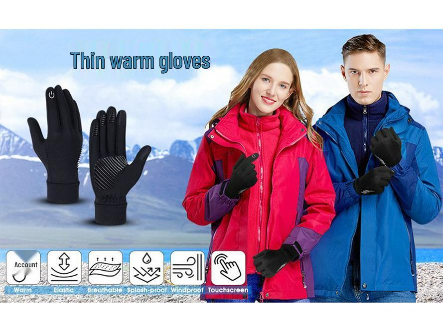 Benutzerdefinierte Unisex Winddichte Rad- & Outdoor-Sport-Handschuhe